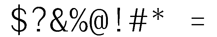 Post TRIAL MonoLight Instance Font OTHER CHARS