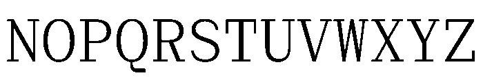 Post TRIAL MonoLight Instance Font UPPERCASE