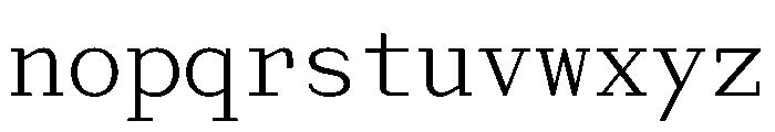Post TRIAL MonoLight Instance Font LOWERCASE