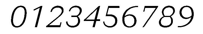 Post TRIAL MonoLightItalic Instance Font OTHER CHARS
