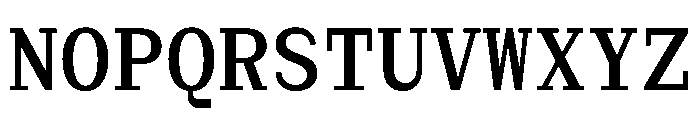 Post TRIAL MonoMedium Instance Font UPPERCASE