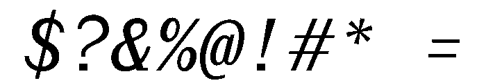 Post TRIAL MonoRegularItalic Instance Font OTHER CHARS