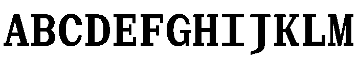 Post TRIAL MonoSemiBold Instance Font UPPERCASE