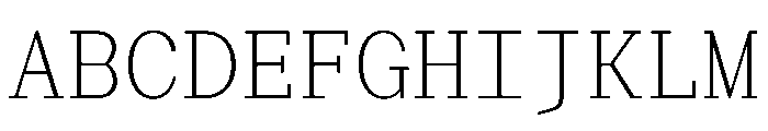Post TRIAL MonoThin Instance Font UPPERCASE