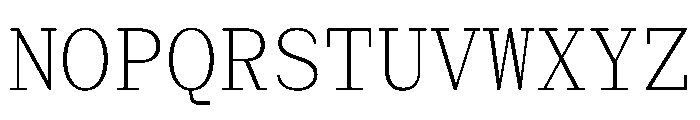 Post TRIAL MonoThin Instance Font UPPERCASE