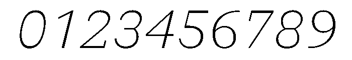 Post TRIAL MonoThinItalic Instance Font OTHER CHARS