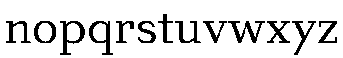 Post TRIAL Regular Instance Font LOWERCASE