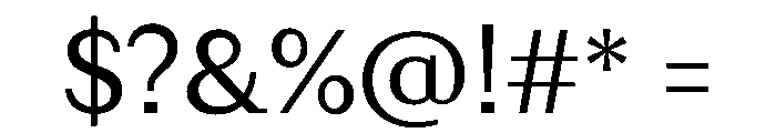 Post TRIAL Regular Font OTHER CHARS