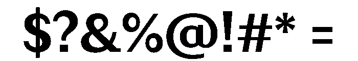 Post TRIAL SemiBold Instance Font OTHER CHARS