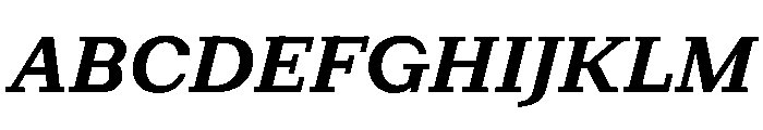Post TRIAL SemiBoldItalic Instance Font UPPERCASE