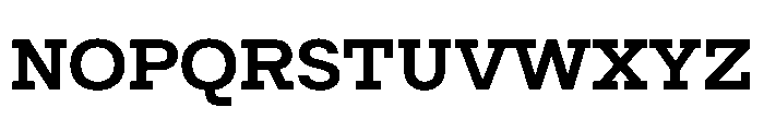 Post TRIAL TWBold Instance Font UPPERCASE