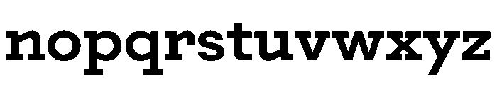 Post TRIAL TWBold Instance Font LOWERCASE