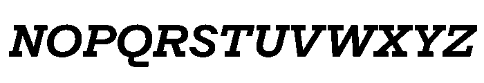 Post TRIAL TWBoldItalic Instance Font UPPERCASE