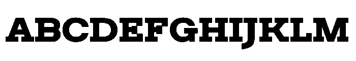 Post TRIAL TWHeavy Instance Font UPPERCASE