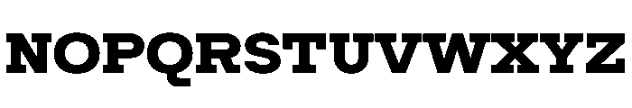 Post TRIAL TWHeavy Instance Font UPPERCASE