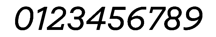 Post TRIAL TWMediumItalic Instance Font OTHER CHARS
