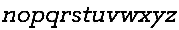 Post TRIAL TWMediumItalic Instance Font LOWERCASE