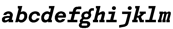 Post TRIAL TWMonoBoldItalic Instance FONT