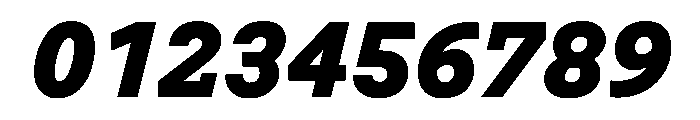 Post TRIAL TWMonoHeavyItalic Instance Font OTHER CHARS