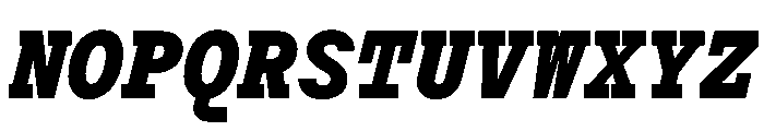 Post TRIAL TWMonoHeavyItalic Instance Font UPPERCASE