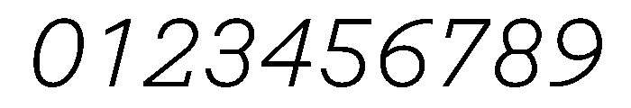 Post TRIAL TWMonoLightItalic Instance Font OTHER CHARS