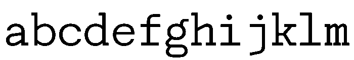 Post TRIAL TWMonoRegular Instance FONT