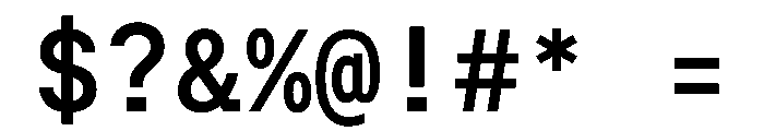 Post TRIAL TWMonoSemiBold Instance Font OTHER CHARS