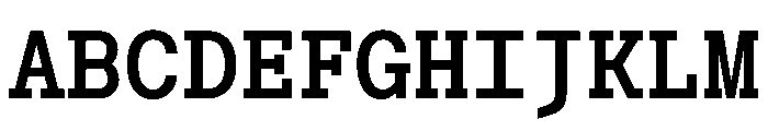 Post TRIAL TWMonoSemiBold Instance Font UPPERCASE
