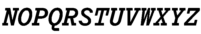 Post TRIAL TWMonoSemiBoldItalic Instance Font UPPERCASE