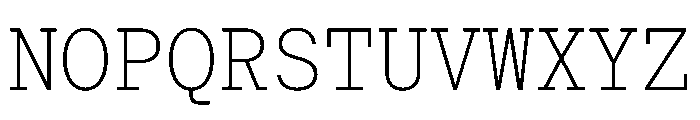 Post TRIAL TWMonoThin Instance Font UPPERCASE