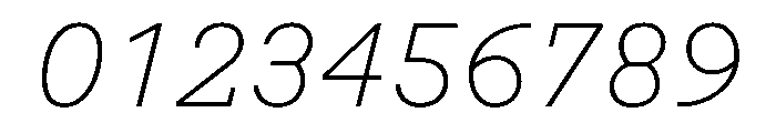 Post TRIAL TWMonoThinItalic Instance Font OTHER CHARS