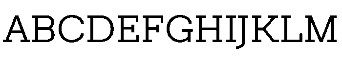 Post TRIAL TWRegular Instance Font UPPERCASE