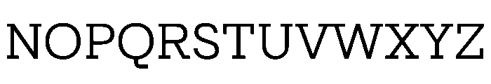 Post TRIAL TWRegular Instance Font UPPERCASE