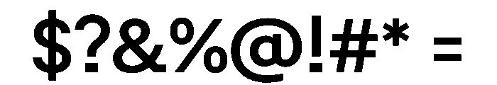 Post TRIAL TWSemiBold Instance Font OTHER CHARS