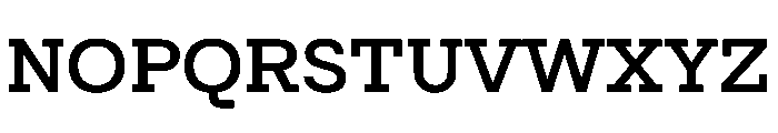 Post TRIAL TWSemiBold Instance Font UPPERCASE
