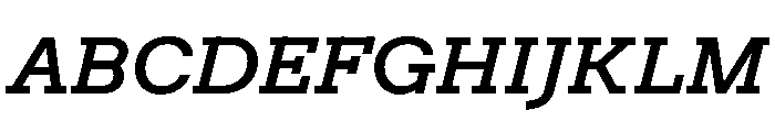 Post TRIAL TWSemiBoldItalic Instance Font UPPERCASE