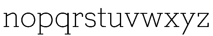 Post TRIAL TWThin Instance Font LOWERCASE