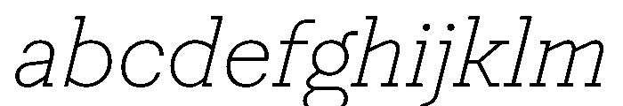 Post TRIAL TWThinItalic Instance FONT