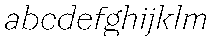 Post TRIAL ThinItalic Instance FONT