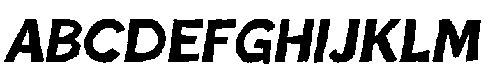 PosterCutNeue RegularItalic FONT