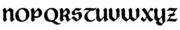 Posthumous Black Instance Font UPPERCASE