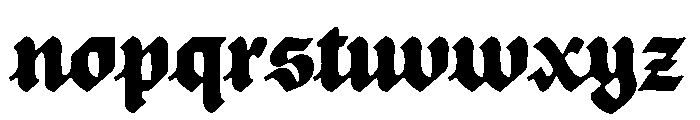 Posthumous Black Instance Font LOWERCASE