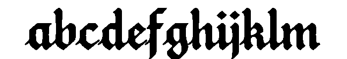 Posthumous Bold Instance FONT