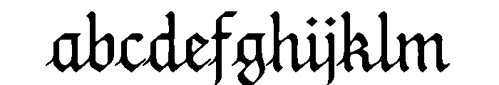 Posthumous Regular Instance FONT