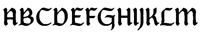 Posthumous Semibold Instance Font UPPERCASE