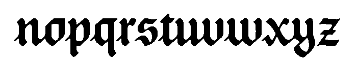 Posthumous Semibold Instance Font LOWERCASE