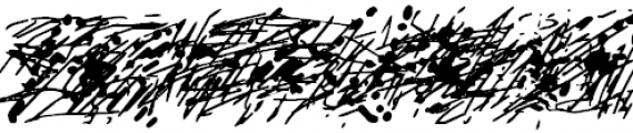 Pollock Five Font UPPERCASE