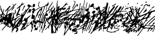 Pollock Five Font LOWERCASE