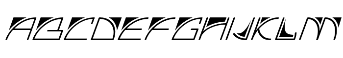 PollygonCorners Font LOWERCASE