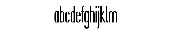 Poolie-ExtracondensedRegular Font LOWERCASE
